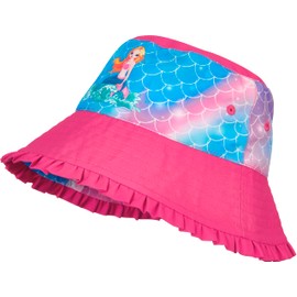 Playshoes Girls' UV Protection Sun Hat Bath Cap Headwear Mermaid 53 cm