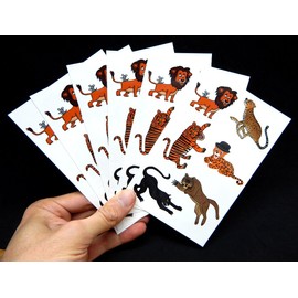 Premium Big Cat Tattoos: Lion, Cheetah, Tiger, Jaguar, Black Panther, Mountain Lion/Cougar