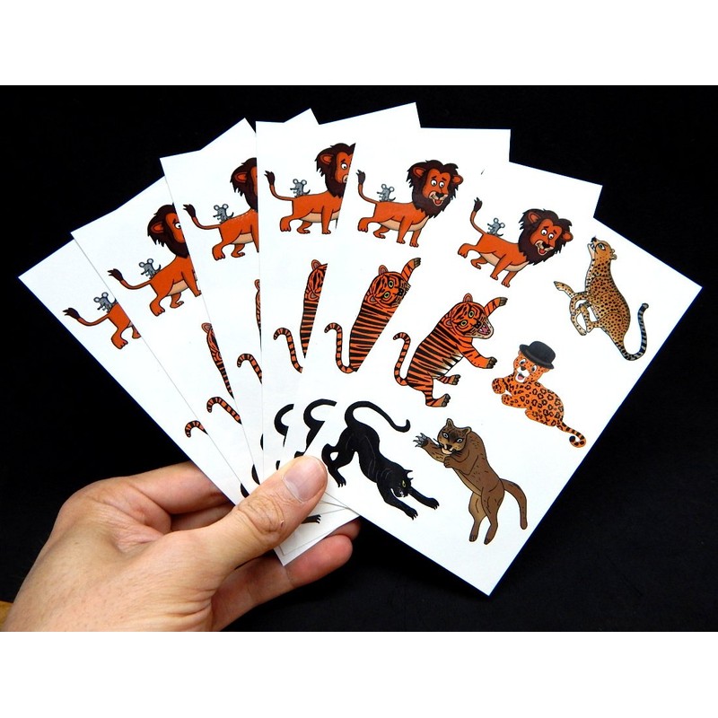 Premium Big Cat Tattoos: Lion, Cheetah, Tiger, Jaguar, Black Panther,