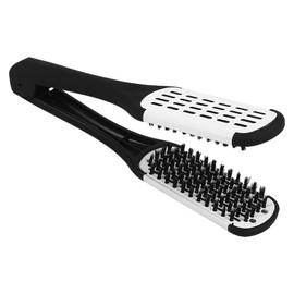 Bjworeye Professional Straightening Brush Hairdressing tool Double-sided brush Hair straightening