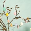 Papierdrachen 6 Felt Eggs Pastel Colours - Easter Decoration for