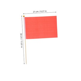 GANAZONO 25pcs Colored Hand Flags Handheld Waving Flags for Celebrations Parties Festivals Bright Color for Decoration for Themed Events