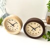 KATOMOKU Dual use clock 7 km-132BRRC Brown Radio Clock Continuous