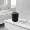 Relaxdays Mini Pattumiera da Tavolo, 1,5 L Volume, Secchio Rotondo