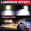 OFFROADTOWN Flush Mount LED Pods with Wiring Harness, 5'' 12,000LM