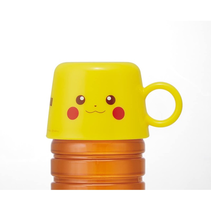 Skater CPB1-A Plastic Bottle Cap Cup, Pikachu Face 21