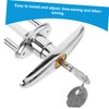 COHEALI 1Set Handle Lock Kit for Garage Doors High Security