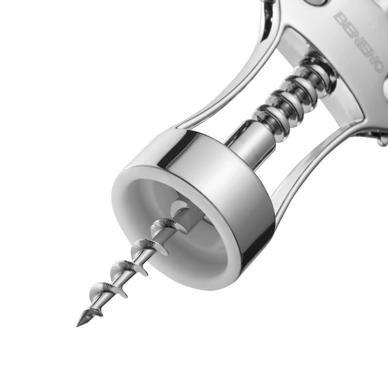 Beneno Wine Opener, Zinc Alloy Premium Wing Corkscrew with Multifunctional