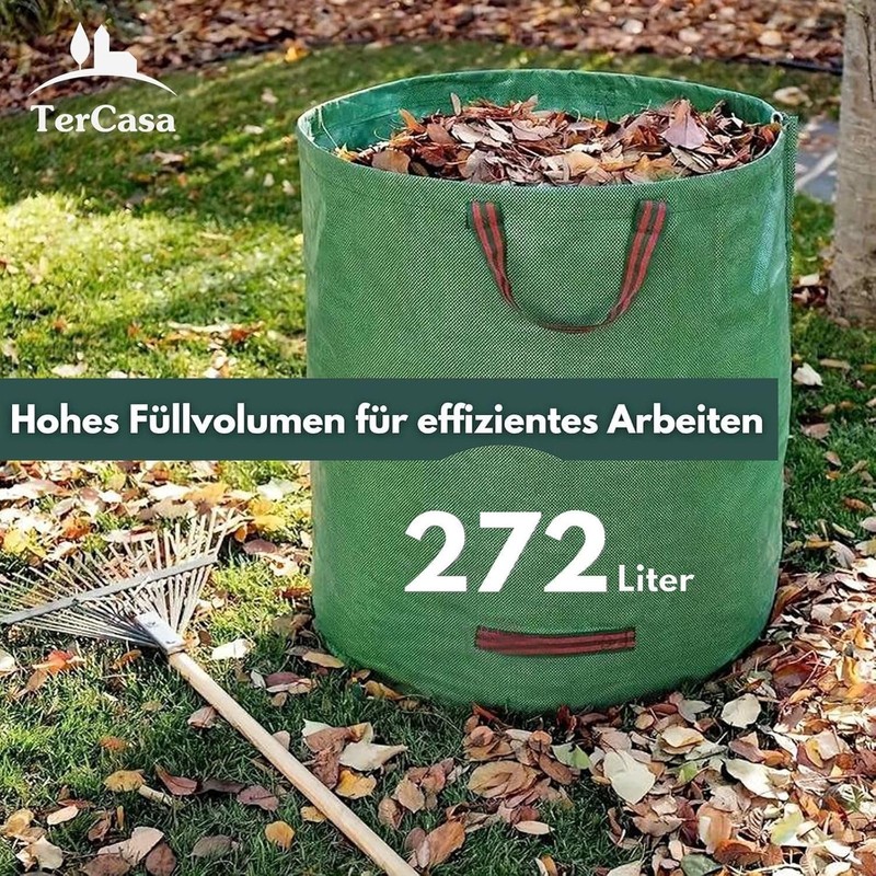 TerCasa Garden Waste Sack 272 Litres Green 272 Litres