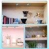 12pcs Under Cabinet Lights Magnetic Stickys, Adhesive Metal Magnetic Strips