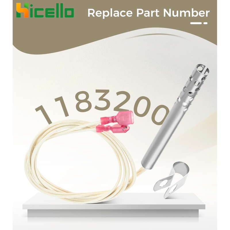 Hicello 1183200 Ignitor Hot Surface, Commercial Oven Igniter