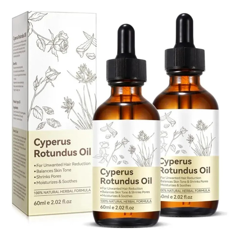 Cyperus Rotundus Oil For Hair Removal And Reduction A