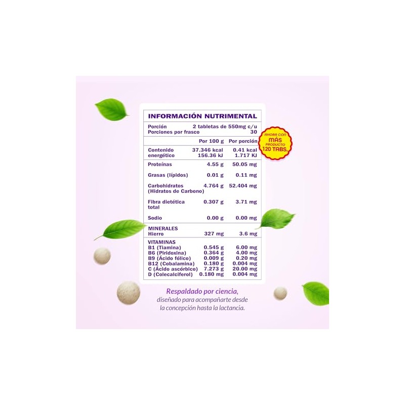 Multivitaminico Prenatal Postnatal Suplemento Alimenticio Embarazo Lactancia Complex Vitaminas Prenatales