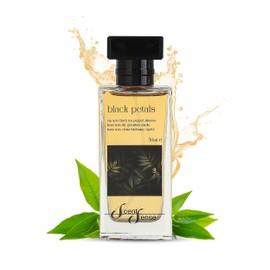 Scent Sense Black Petals Perfume Unisex 50ML (1.7 Fl.oz) I Eau De Parfum Inspired by: Blushing's Stallion + Pegasus's Exclusif + Mixed Emotions | Long Lasting Perfume for women & men I
