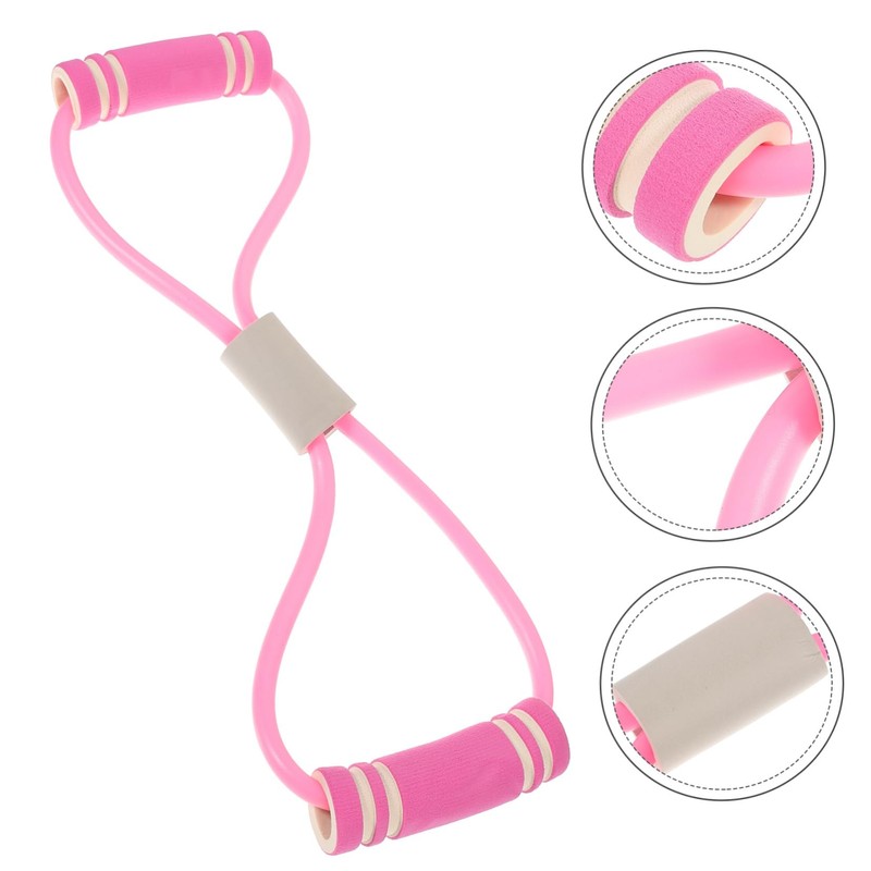 BESPORTBLE 2pcs Flat Latex Resistance Band for Physical Therapy and