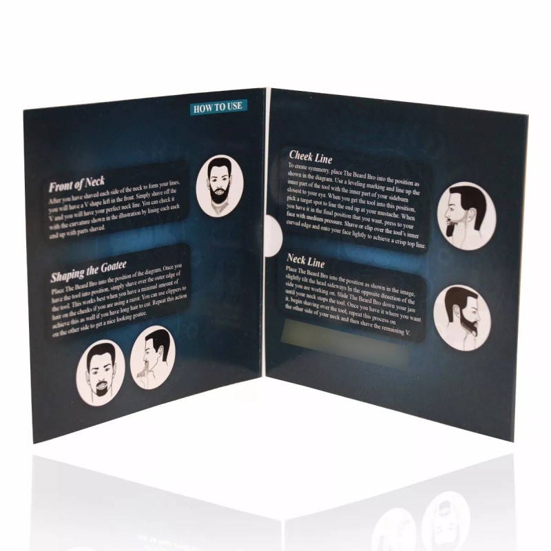 The Beard Shaper Peine Guía Plantilla Para Delinear Barba 5pz