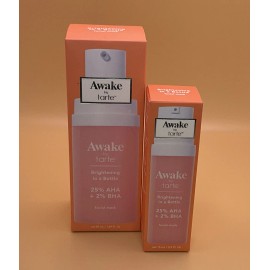 Awake By Tarte Brightening In A Bottle Facial Mask AHA & BHA  1.69 & 0.5 Fl Oz