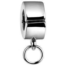 Nenalina Solo 710000-000 Clip Charm 925 Sterling Silver, Glass, No Gemstone