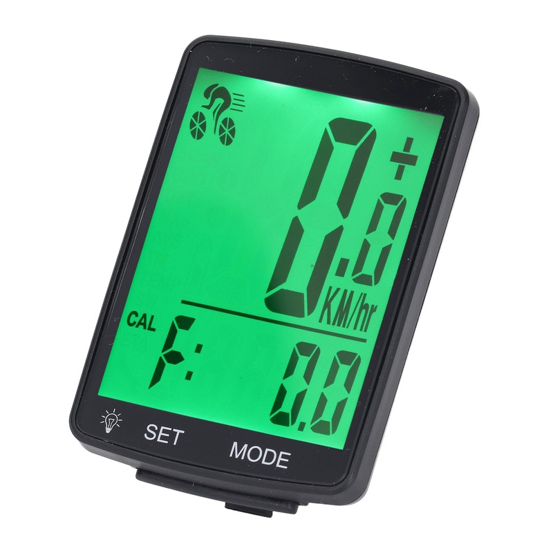 Bicycle Computer with Speed Cadence Sensor 2.8in LCD Display Bike