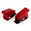sourcing map Pack of 2 Red Plastic Spring-Loaded Cover Protective
