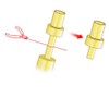 Adlers Nest ANE-0242 Ultra Fine Lead Wire Nipple 2 Brass