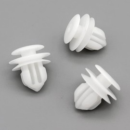 VVO Fasteners- White Plastic Interior Pillar Trim Clips for Honda Accord, CR-V, (Pack of 10)
