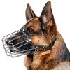 CleverTail German Shepherd Muzzle for Large Sized Dog – Metal