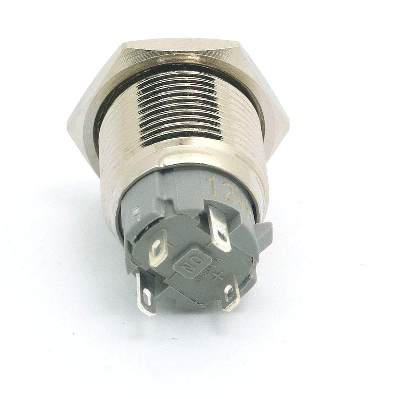 DollaTek 2 x 16 mm 10 A Momentary Switch Push