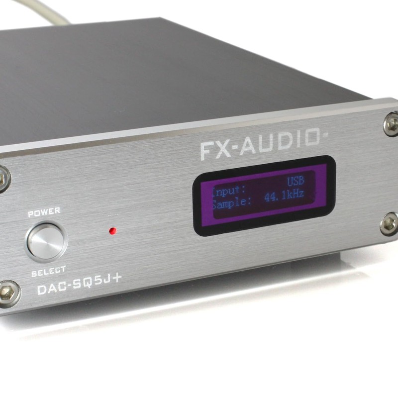 FX-AUDIO- DAC-SQ5J+ [Silver] Burr-Brown PCM1794A High Resolution DAC USB Optical