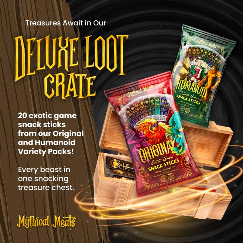 Mythical Meats Deluxe Loot Crate – Indulge in 20 Exotic