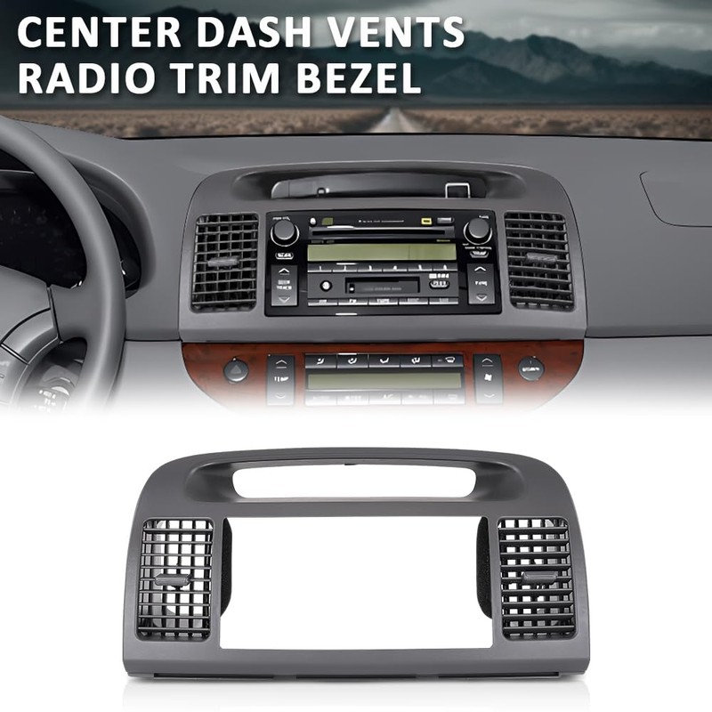 G-PLUS Center Dash Bezel Trim Compatible with Toyota Camry 2002-2006