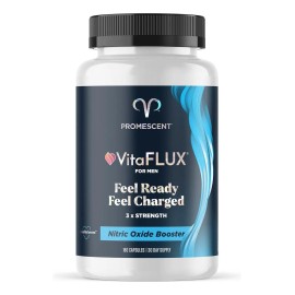 Promescent Vitaflux Suplemento xido Ntrico Cpsulas Pote Sabor Sin Sabor                                                                               