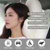 Dapucarin Car Headrest Pillow 100% Memory Foam, Breathable Removable Leather