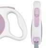 Lavender Purple Retractable Dog Leash 10 ft for Small and