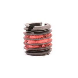 E-Z Lok Externally Threaded Insert, C12L14 Carbon Steel, Meets AISI 12L14, M6-1.0 Internal Threads, M10x1.5 External Threads, 10.49mm Length, Made in US (Pack of 5)