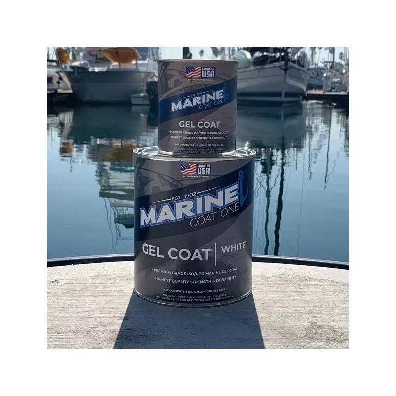 Marine Coat One, Clear Gelcoat Repair Kit For Boat -