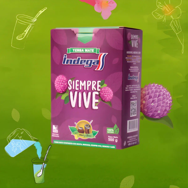 Yerba Mate Indega Siempre Vive 1 Kg