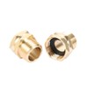 Brass Garden Hose Adapter, 3/4' GHT Female x 3/4' NPT