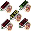 RUNCCI-YUN 5 Pieces Mini Digital Voltmeter DC 0.28 Inch Three