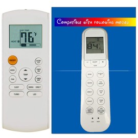 Ying Ray Replacement for Cooper & Hunter C&H Air Conditioner Remote Control Model RG36F1/BGEFU1 RG36F1(B)/BGEFU1 (Fahrenheit)