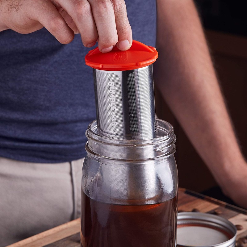 Rumble Jar - Next-Gen Cold Brew Coffee Maker for Mason