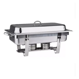 Bufetera Chafer Inserto Entero 9.5 Litros Plegable Acero