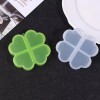 Four Leaf Clover 휴대용 플라스틱 약 보관함 개별 개폐 디자인