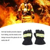 Firefighter Gloves Flame Resistant Soft Comfortable 27cm Length Safety Working