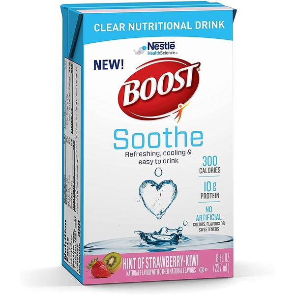 BOOST Soothe Nutritional Beverage, Strawberry Kiwi 8 Ounce (Pack of 27)