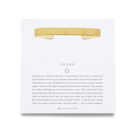 Bryan Anthonys Bracelets with Powerful Stories, Squad, 14k Gold Plated, no gemstone