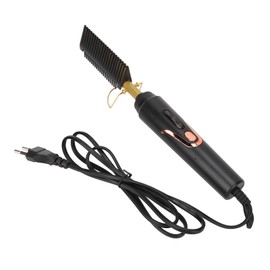 Hot Comb Electric Hair Straightener 2 in 1 Hair Straightening Comb for Wet Dry Hair Wig Women Men