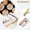 Dylrauoza Beaded Wood Trim Molding, 15 Pack Unfinished Half-Round Decorative