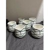 Mijenta Tequila Ceramic Cups Green White Rabbit Design Barware Mug