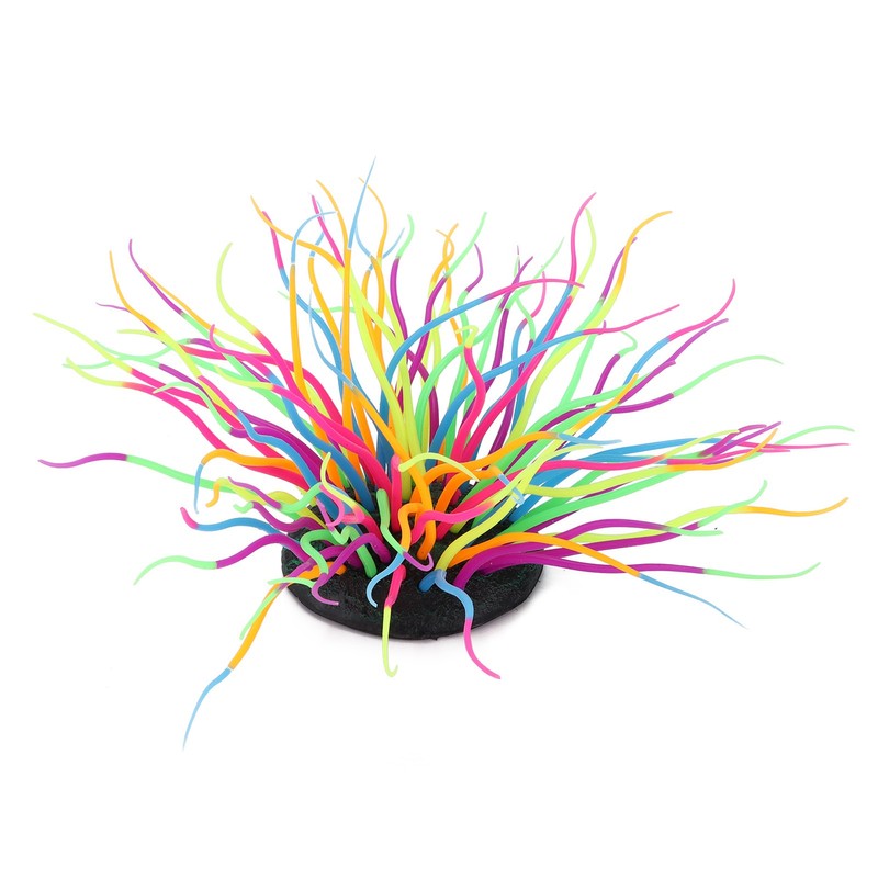 Artificial Sea Anemone Coral Soft Silicone Simulation Luminous Sea Anemone
